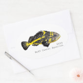 Yellowstripe Rockfish 2024 -Classic Ronde Stickers (Envelop)