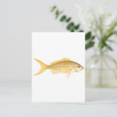 Yellowtail Snapper Logo Briefkaart (Staand voorkant)