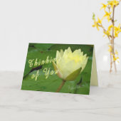 YellowWaterLily-customize Kaart (Gele Bloem)