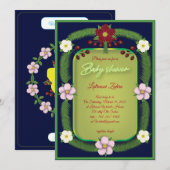 Yellw Hibiscus. (Voorkant / Achterkant)