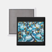 Yemanja-dans Magneet (Voorkant / Achterkant)