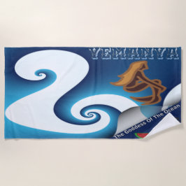 Yemanya, de godin van de oceaan strandlaken