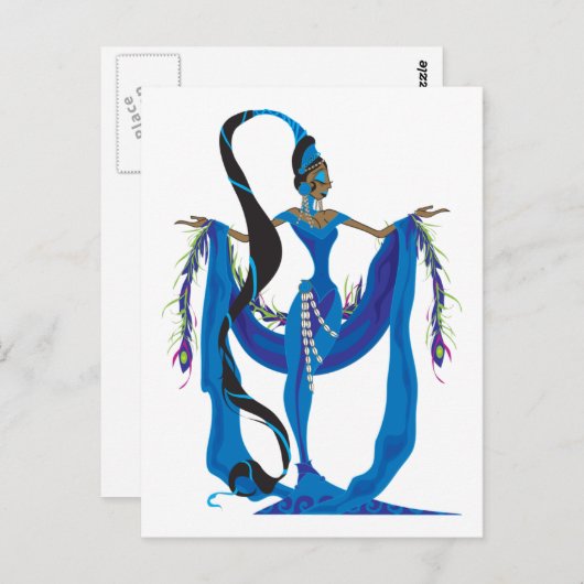 Yemaya Briefkaarten (Voorkant / Achterkant)