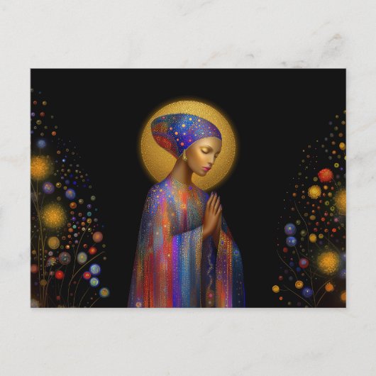 Yemaya Godin van de Liefde Bescherming Healing Por Briefkaart (Voorkant)