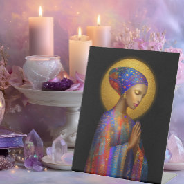 Yemaya Godin van de Liefde Bescherming Healing Por Reclamebord Met Voetstuk