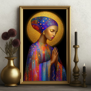 Yemaya Godin van Liefde Bescherming Genezing Portr Poster