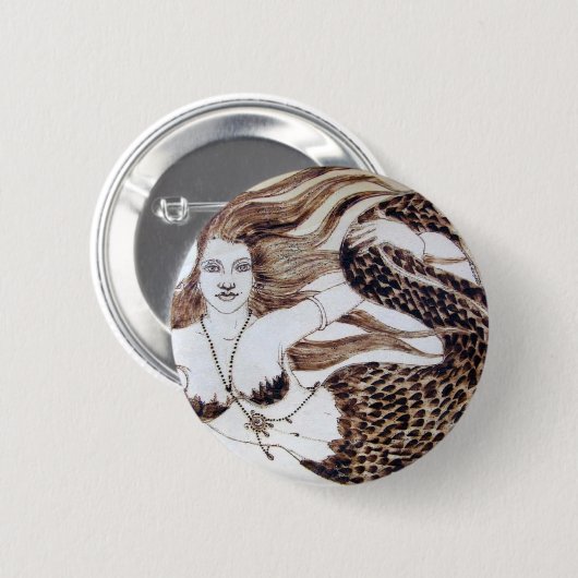 Yemaya_knoppen Ronde Button 5,7 Cm (Voorkant /achterkant)