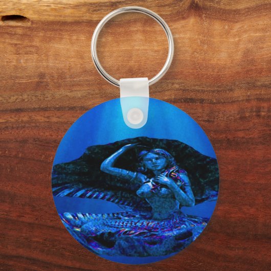 YEMAYA OLOKUN SIRENA SLEUTELHANGER (Voorkant)