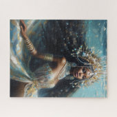 Yemaya Onder Water Orisha Kunst Legpuzzel (Horizontaal)