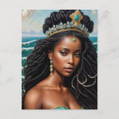 Yemaya Orisha Water Goddess Briefkaart (Voorkant)