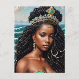 Yemaya Orisha Watergodin Briefkaart