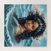 Yemaya Orisha Watergodin Oceancore Esthetisch Legpuzzel (Horizontaal)