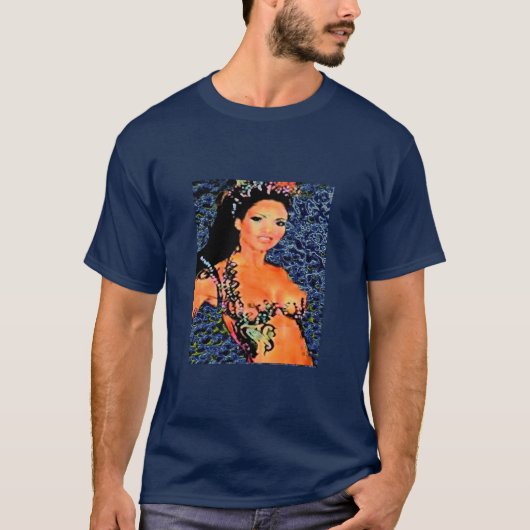 YEMAYA TILED T-SHIRT (Voorkant)