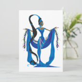 Yemaya-uitnodigingen Kaart (Staand voorkant)