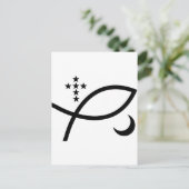 Yemaya Veve in Black Briefkaart (Staand voorkant)