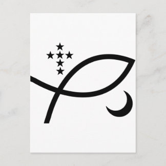 Yemaya Veve in Black Briefkaart