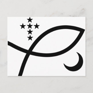 Yemaya Veve in Black Briefkaart