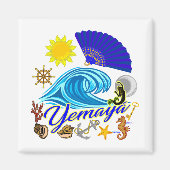 Yemaya Wave Magneet (Voorkant)