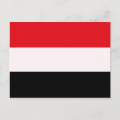 YEMEN FLAG BRIEFKAART (Voorkant)