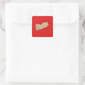 Yemen Kaart Sticker (Tas)