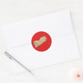 Yemen Kaart Sticker (Envelop)
