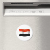 Yemen Vlag Magneet (Insitu (Vaatwasser))