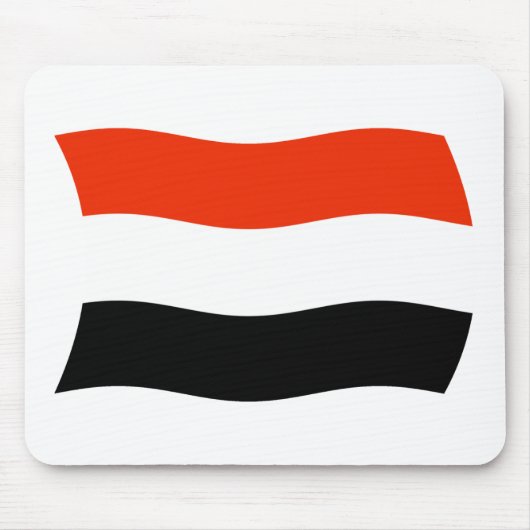 Yemen Vlag Muismat (Voorkant)