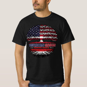 Yemen Yemeni US American USA United States Tree T-shirt