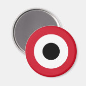 Yemeni Air Force Roundel Magneet (Voorkant / Achterkant)