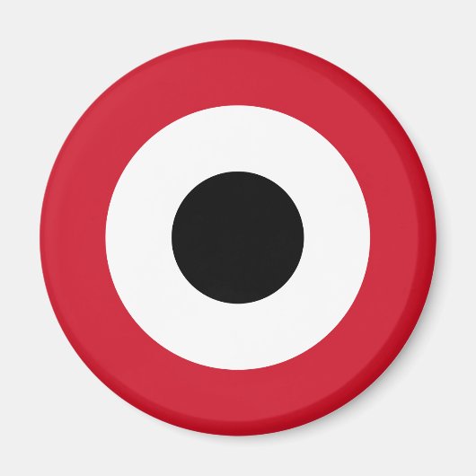 Yemeni Air Force Roundel Magneet (Voorkant)