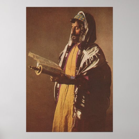 Yemeni Jew, 1914 Nat'l Geographic Mag Illustration Poster (Voorkant)