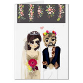 yemeni trouwenkaart (Voorkant)