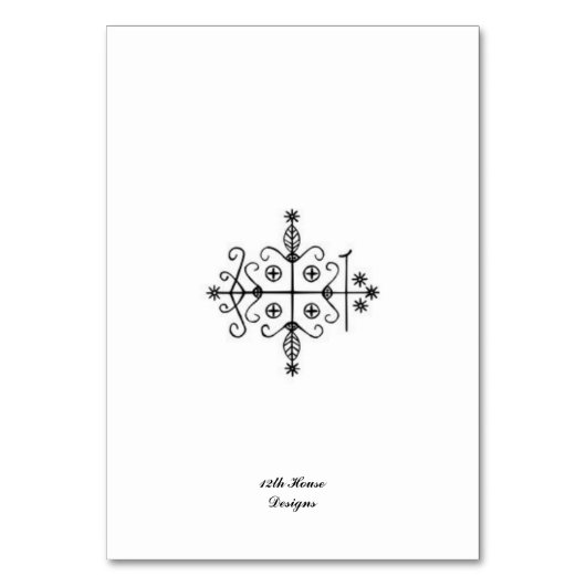 Yemoja-tabelkaart Kaart (Achterkant)