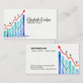 Yen Currency Growth Chart Visitekaartje (Voorkant / Achterkant)