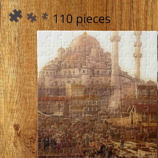 Yeni Cami moskee en Eminö nü bazaar - ISTANBUL Legpuzzel