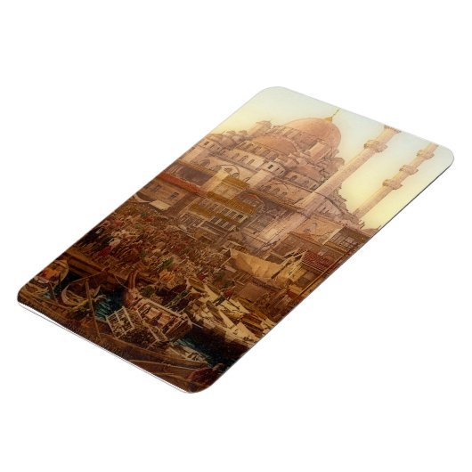 Yeni Cami moskee en Eminö nü bazaar - ISTANBUL Magneet (Linkerzijde)