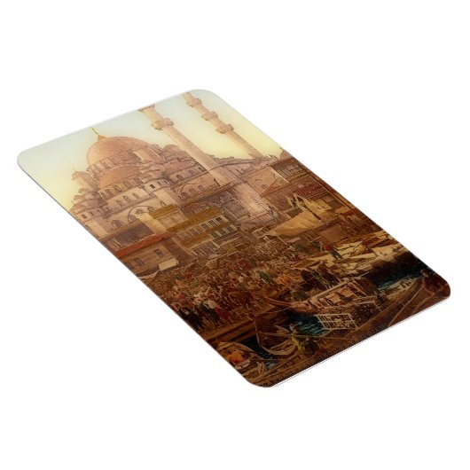 Yeni Cami moskee en Eminö nü bazaar - ISTANBUL Magneet (Rechterzijde)