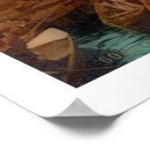 Yeni Cami moskee en Eminö nü bazaar - ISTANBUL Poster (Hoek)