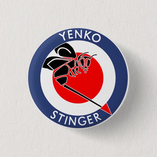 Yenko Stinger  Design Ronde Button 3,2 Cm (Voorkant)