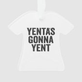 Yenta's Gonna Yent Funny Jewish Hanukkah Holiday Ornament (voorkant)