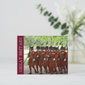 yeoman british guard briefkaart (Staand voorkant)