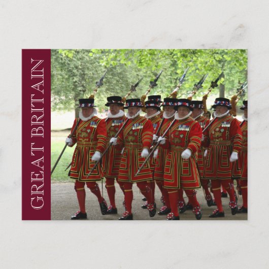 yeoman british guard briefkaart (Voorkant)