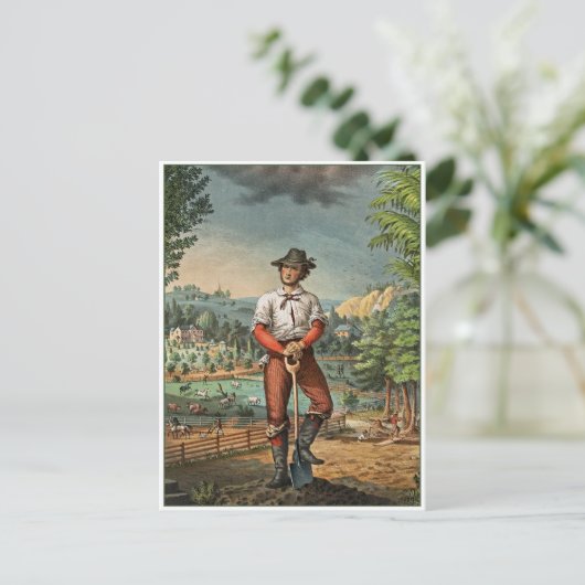 Yeoman Farmer Briefkaart (Staand voorkant)