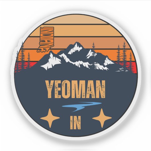 Yeoman, Indiana Sticker (Voorkant)