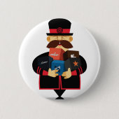 Yeoman-knop Ronde Button 5,7 Cm (Voorkant)