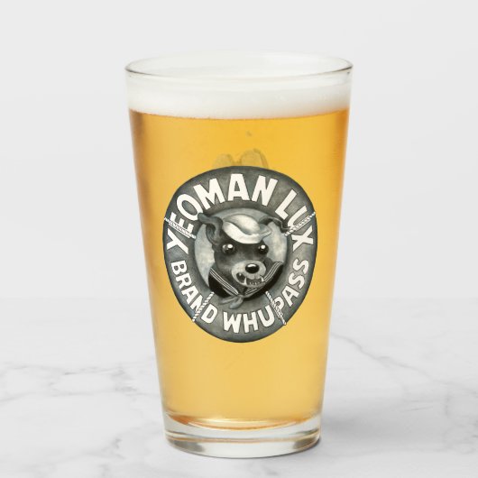 Yeoman Lux Beer Glass Glas (Voorkant gevuld)