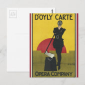 Yeoman of the Guard Opera Poster Briefkaart (Voorkant / Achterkant)