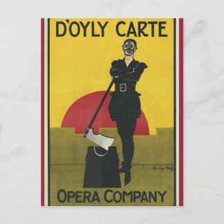 Yeoman of the Guard Opera Poster Briefkaart