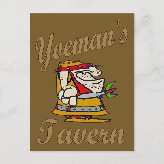 Yeoman's Tavern, kunstspeler Briefkaart (Voorkant)