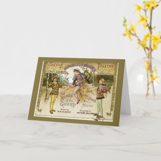 Yeomen van de Wacht Kaart (Gele Bloem)